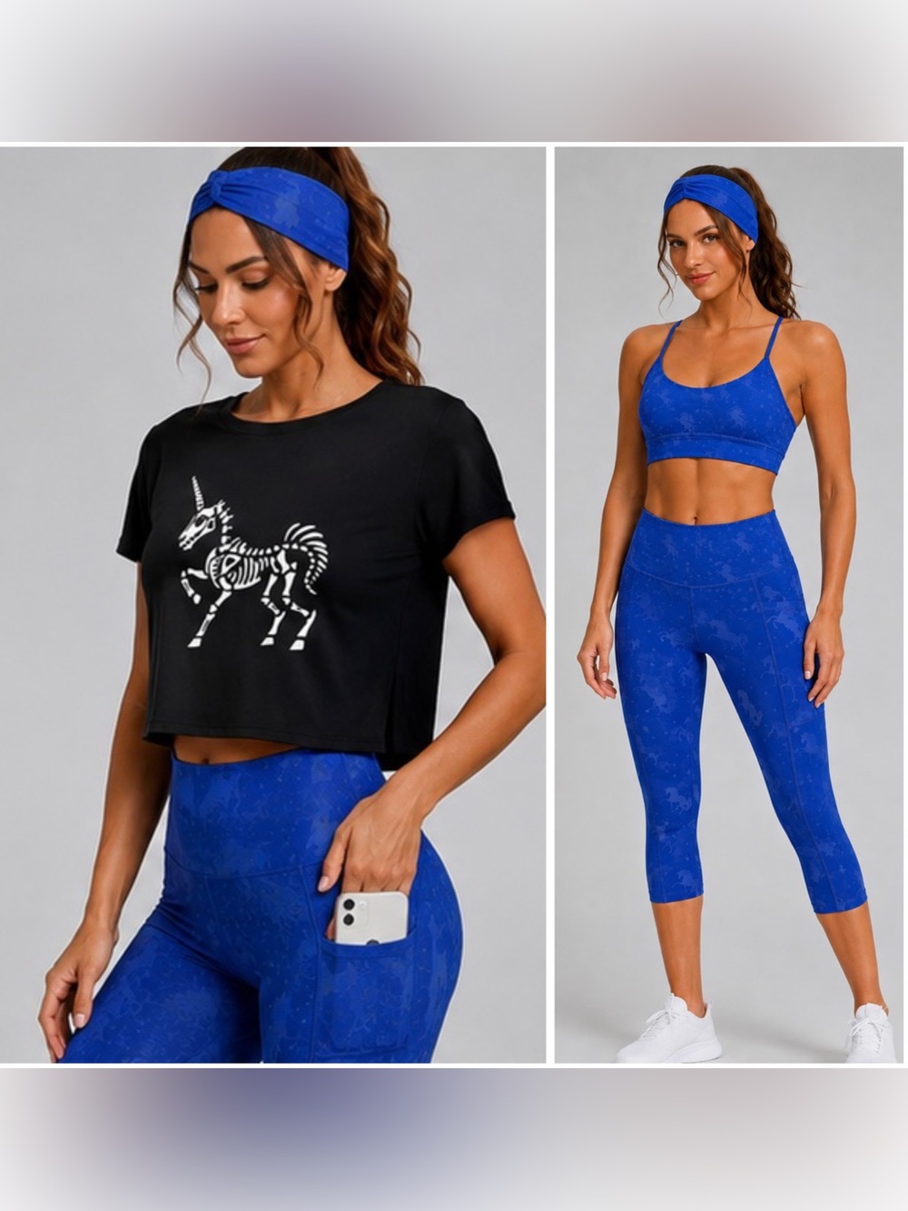 CVG 4 Piece Blue Unicorn Shadow Set